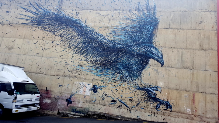 Mural in Dunedin